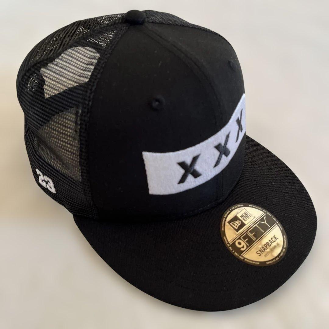 未使用級　NEW ERA × GOD SELECTION XXX　キャップ　黒