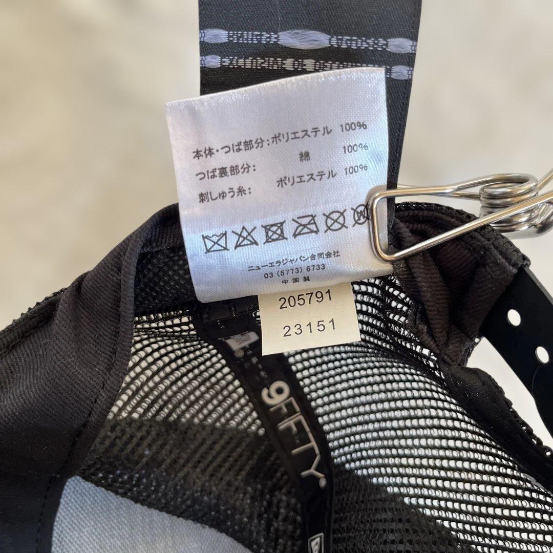 未使用級　NEW ERA × GOD SELECTION XXX　キャップ　黒