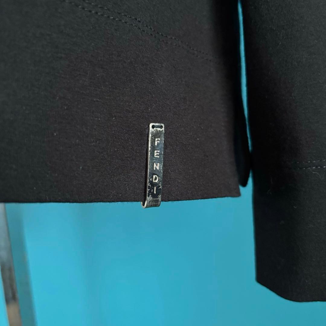 1364 FENDIフェンディ　ブラック タートルネックプルオーバー　46