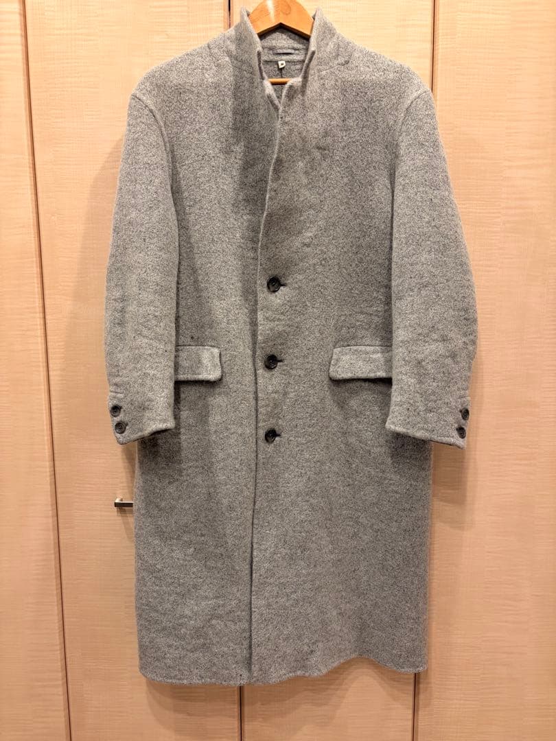 無印良品　LABO グレー チェスターコート Mサイズ ウールカシミア