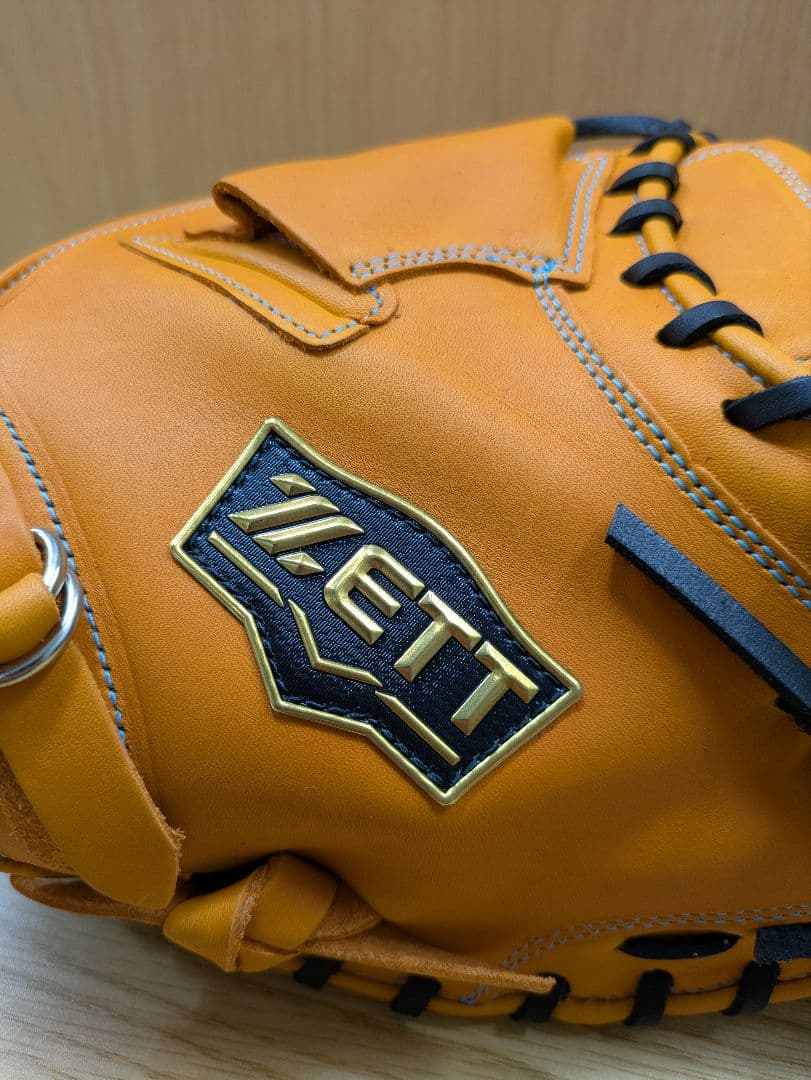 軟式キャッチャーミット 右投 （オレンジ×ブラック） BRCB35212