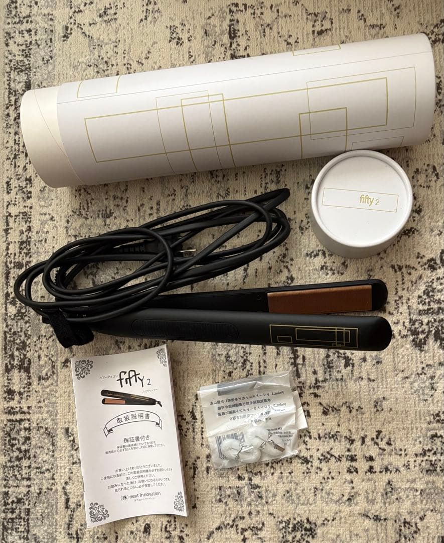 fifty2 ストレートヘアアイロン ブラック