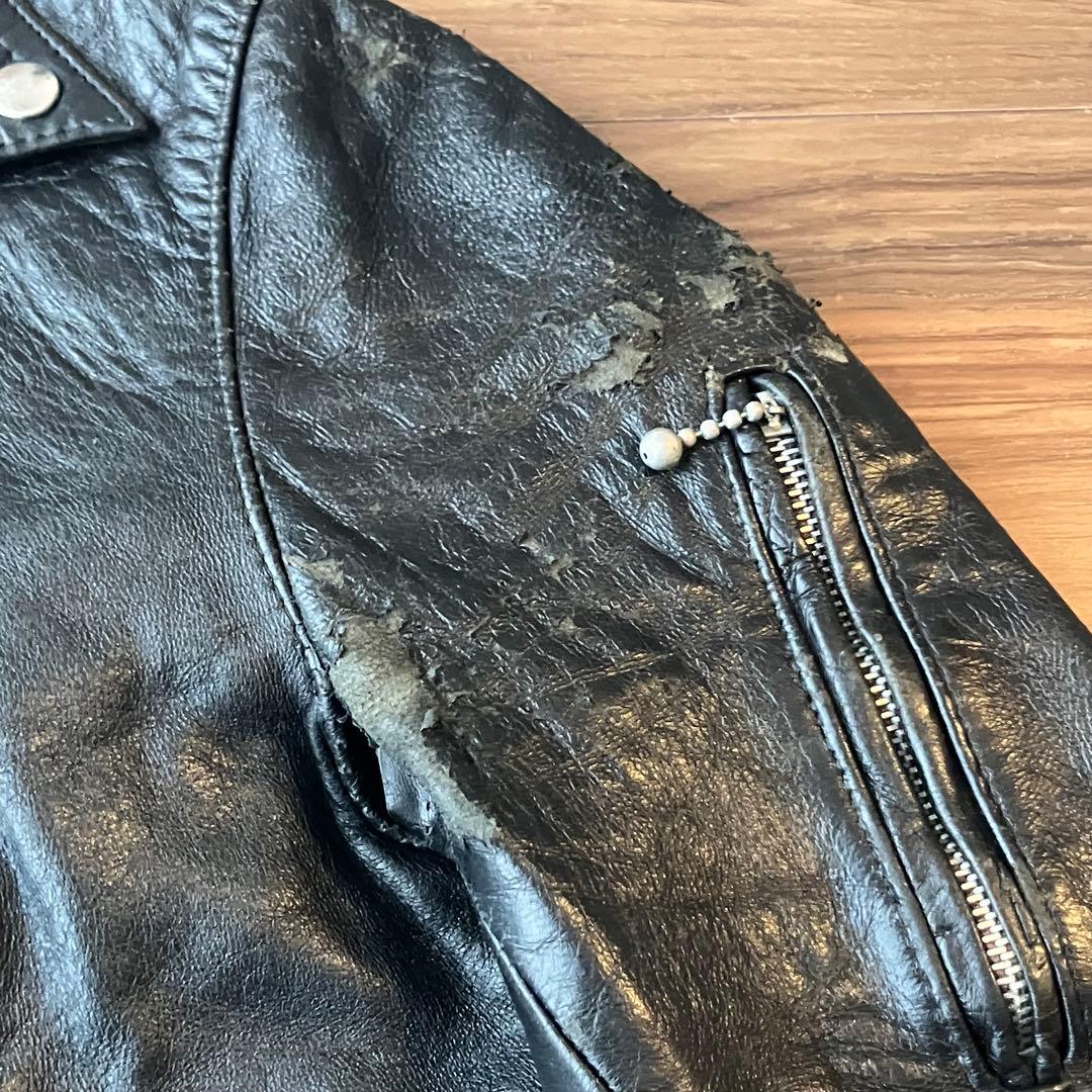 〜70s Champion Rivetts ダブルライダース ロンジャン 34