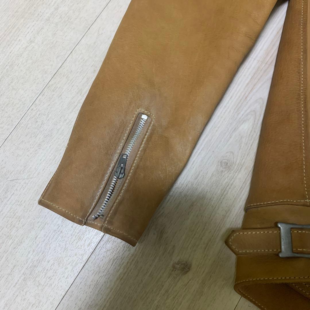 年初セール！アディクト AD-01 キップレザーレザージャケット 40