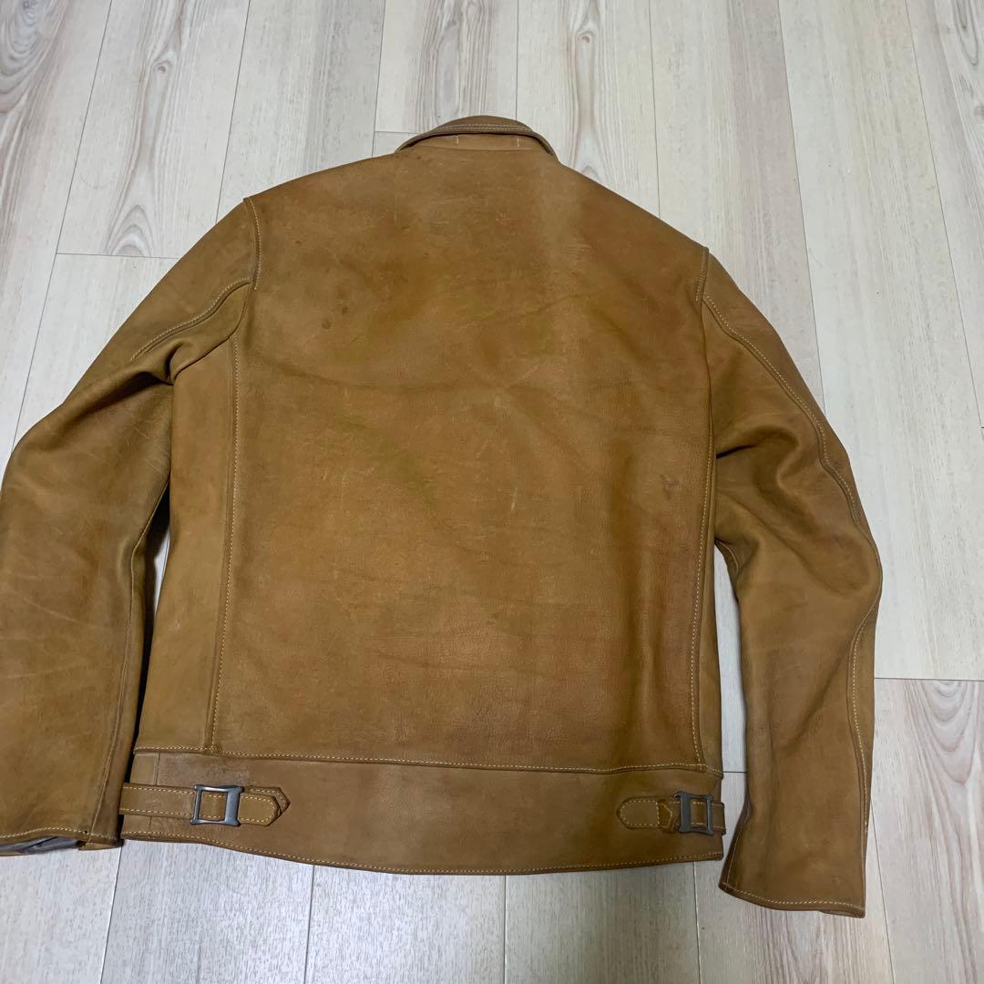年初セール！アディクト AD-01 キップレザーレザージャケット 40