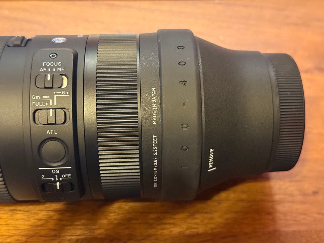 SIGMA 100-400mm F5-6.3 DG OS Lマウントレンズ