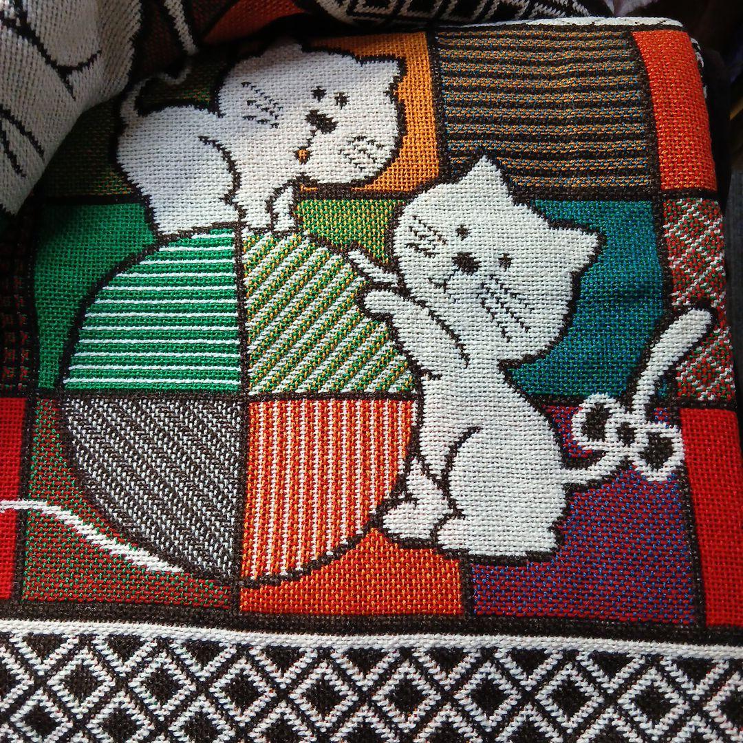 可愛い 猫・ネコ・子猫 昭和レトロ レトロポップ ファッション上掛け