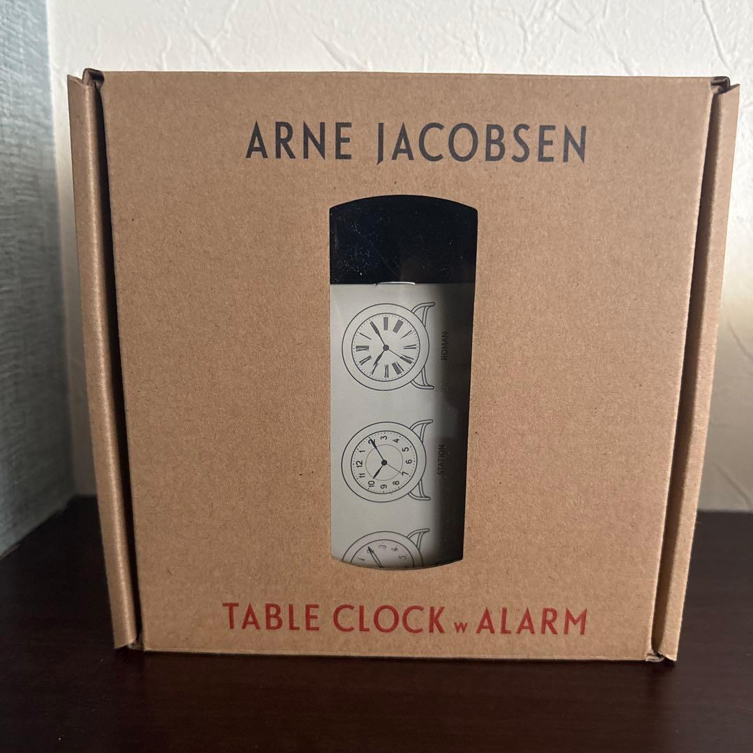 新品同様 アルネ ヤコブセン LK エルケー 置き時計 北欧雑貨
