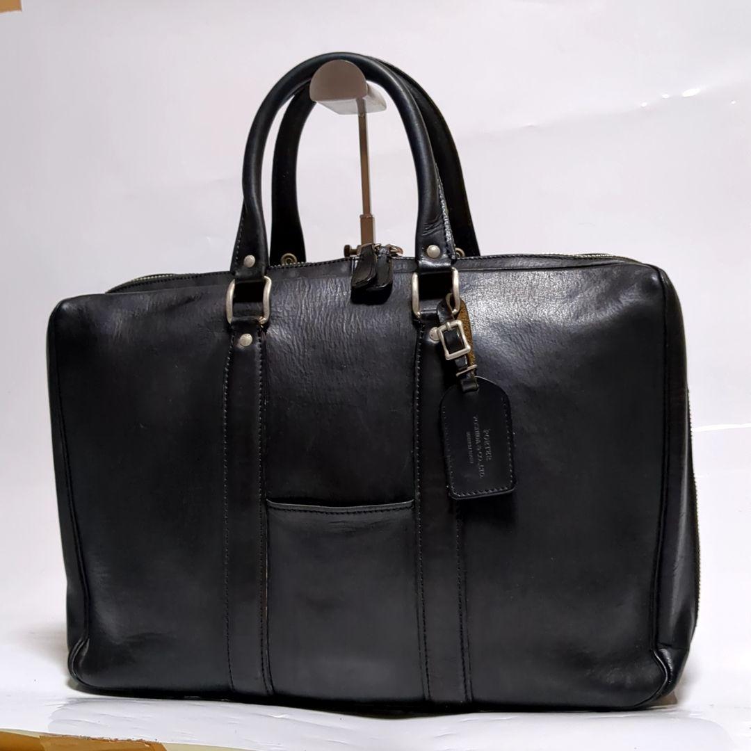 ✨PORTER✨ビジネスバッグ レザー ブラック チャーム 大型