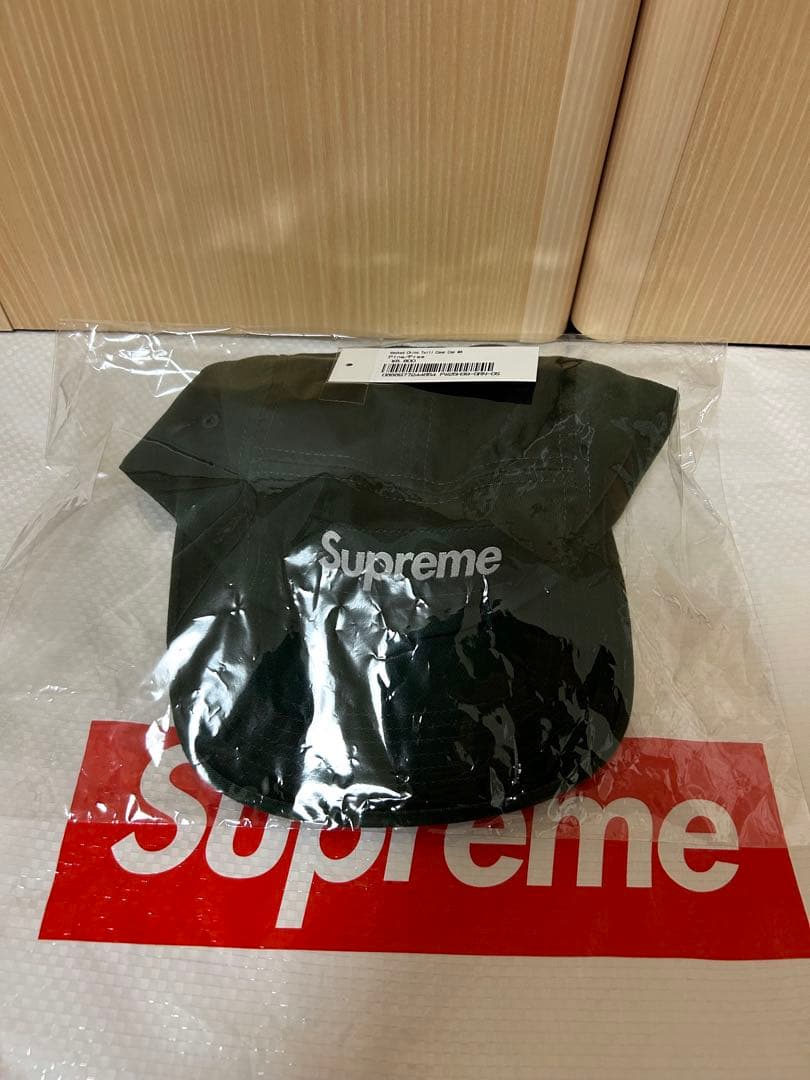 帽子 Supreme washed chino twill camp cap 25FW