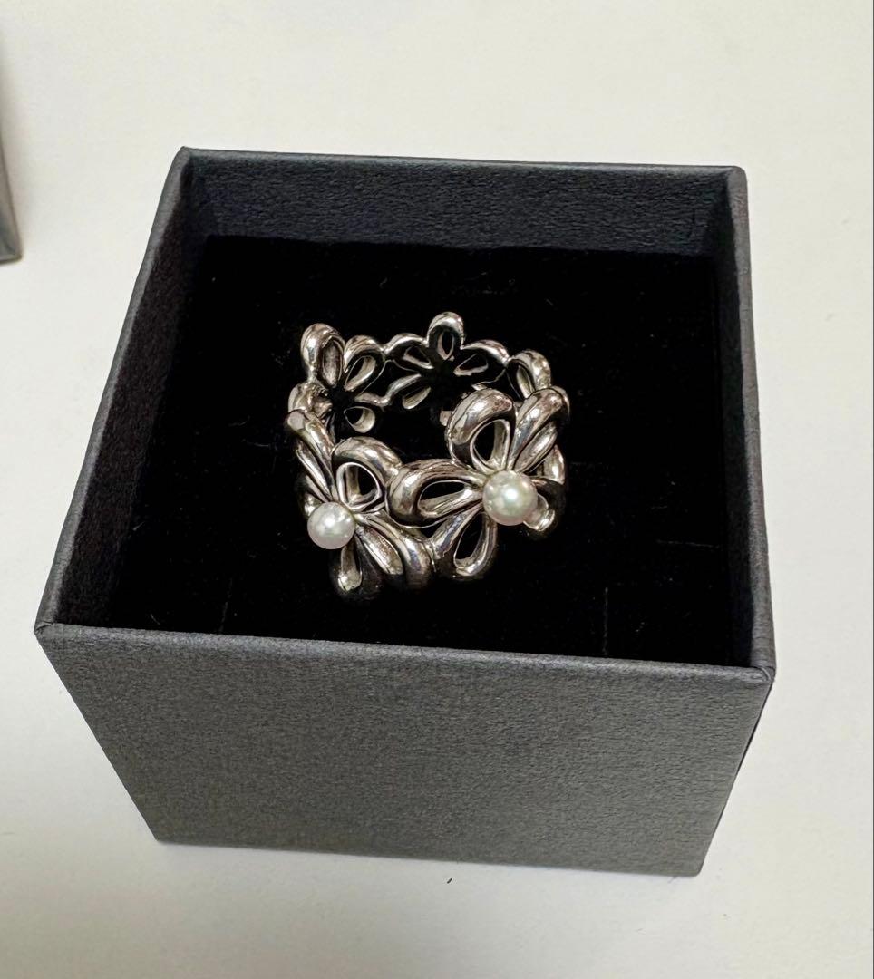 ミキモト　ベビーパール リング　K18