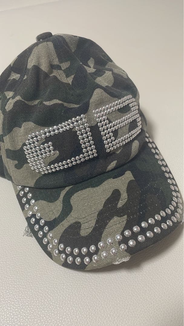 BEEDEN BD スタッズ ダメージキャップ マルチカラー