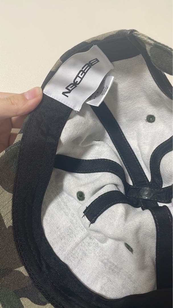 BEEDEN BD スタッズ ダメージキャップ マルチカラー