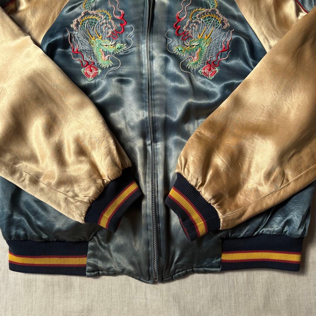 当時物 CREAM SODA PINK DRAGON スカジャン タイガー 龍