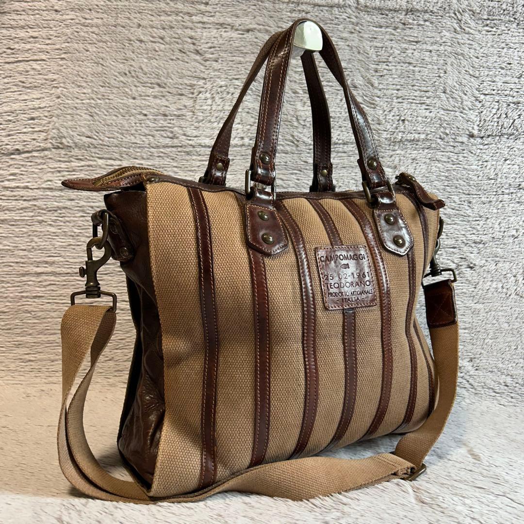 CAMPOMAGGI　カンポマッジ　2wayショルダーバッグ　トートバッグ