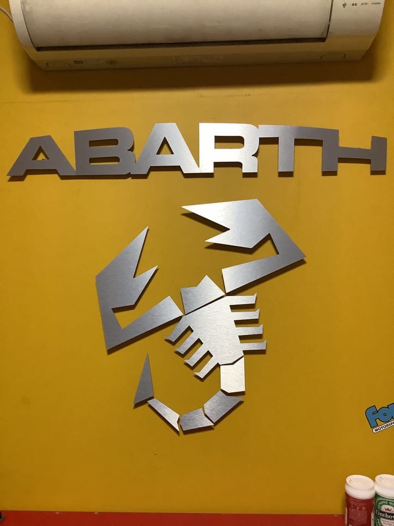 アバルトabarth ガレージサイン　おまけ付き