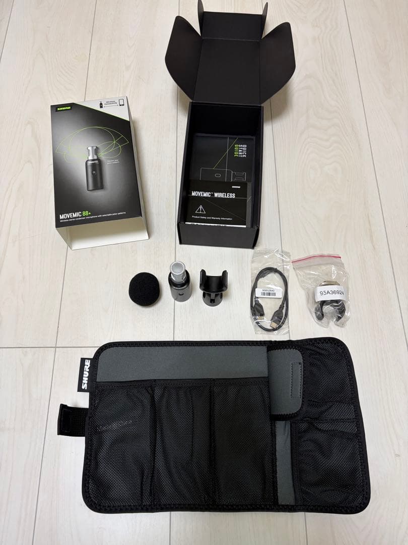 Shure MoveMic 88+ ワイヤレス ステレオ コンデンサーマイク