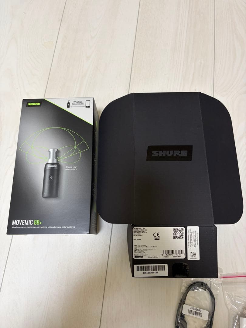 Shure MoveMic 88+ ワイヤレス ステレオ コンデンサーマイク
