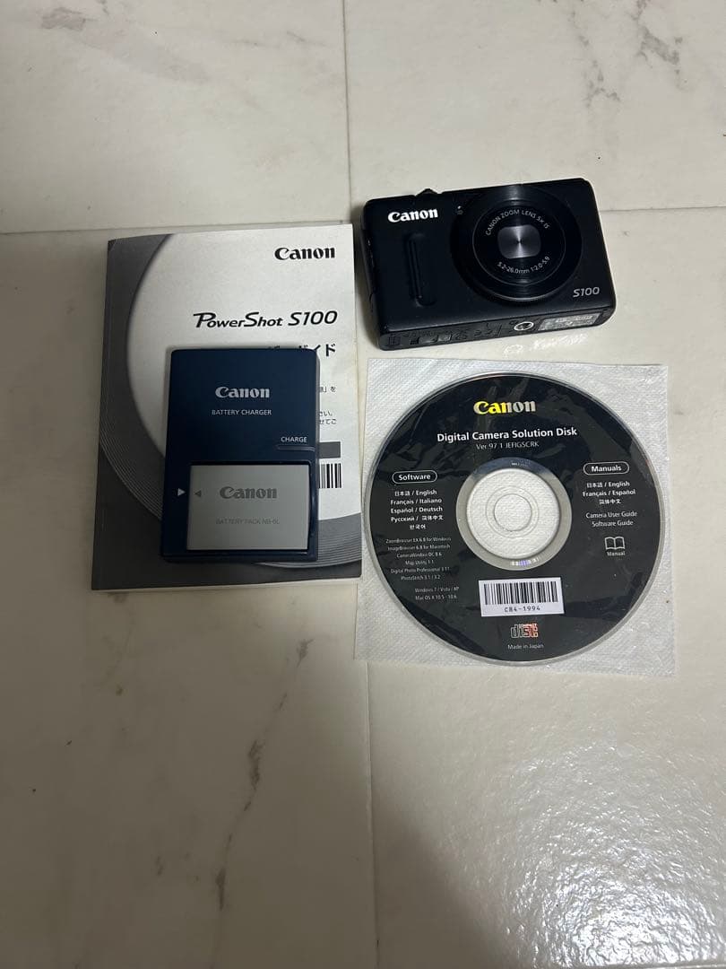 Canon S100 コンパクトデジタルカメラ　充電器付き