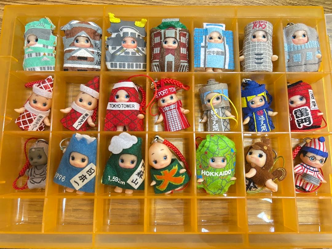 ご当地キューピー　コスチュームキューピー　まとめ売り　21個　建物、観光地