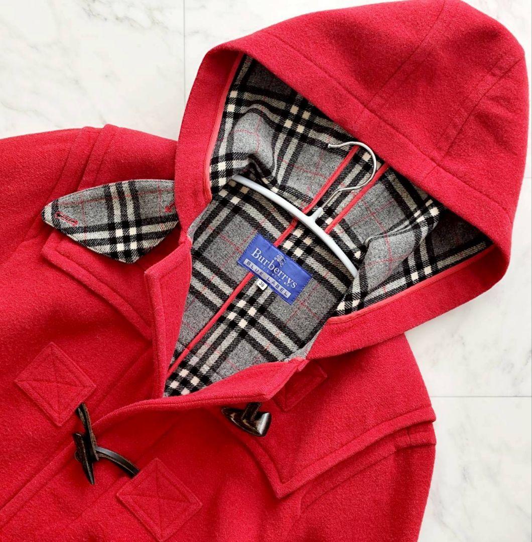 BURBERRY BLUE LABELノバチェック ダッフル ロング コート