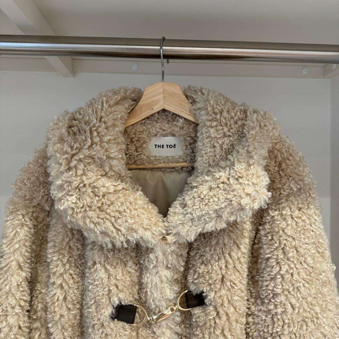 新品！THE TOEフード付きベージュダッフルコート