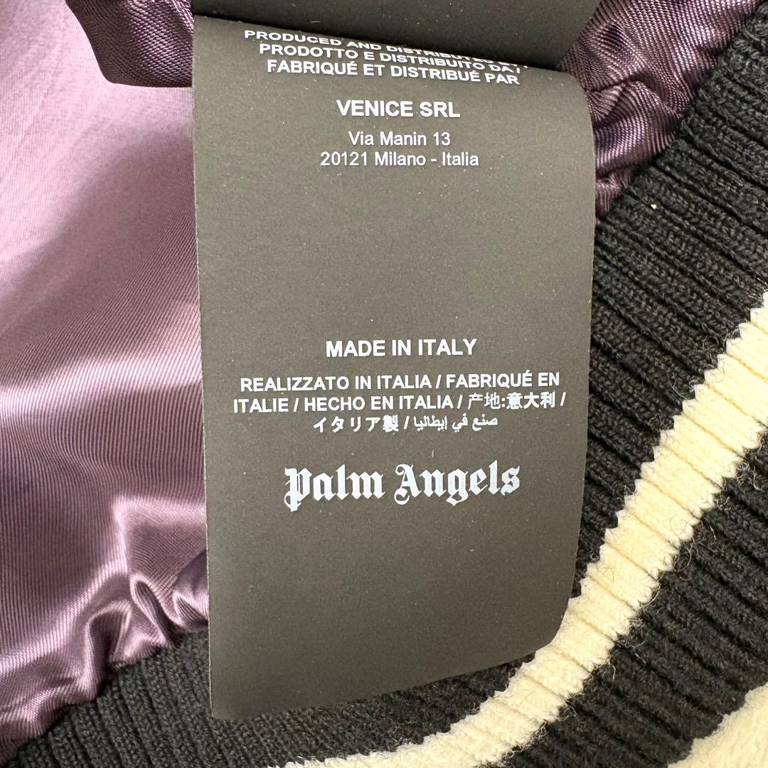 パームエンジェルス 20AW スカジャン ブルゾン スカル刺繍 黒M イタリア製