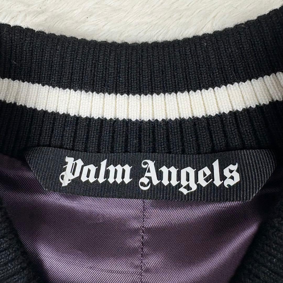 パームエンジェルス 20AW スカジャン ブルゾン スカル刺繍 黒M イタリア製