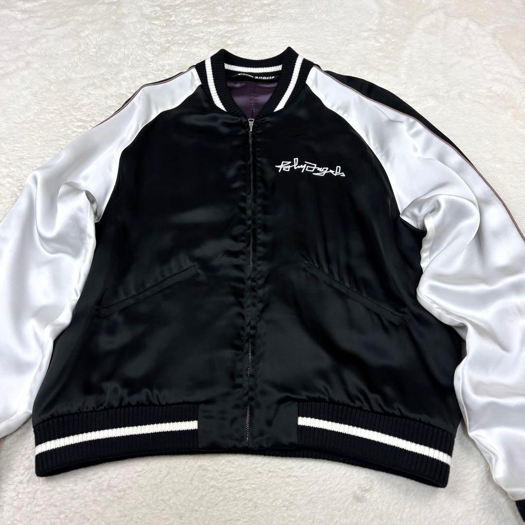 パームエンジェルス 20AW スカジャン ブルゾン スカル刺繍 黒M イタリア製