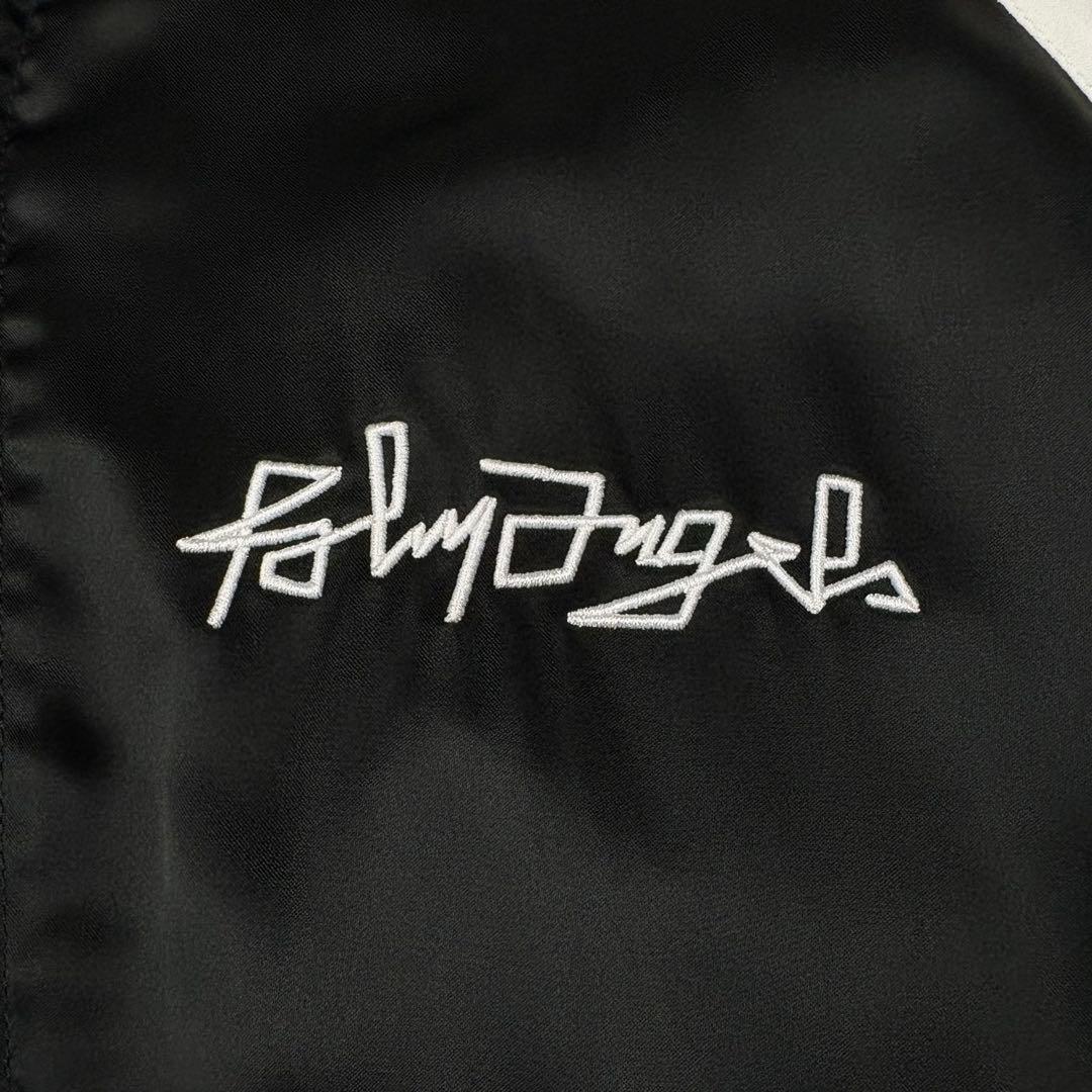 パームエンジェルス 20AW スカジャン ブルゾン スカル刺繍 黒M イタリア製