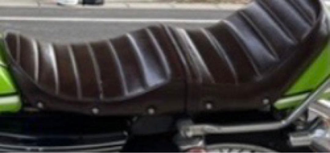 Kawasaki KH250〜400、250 〜400SS 黒色あんこ抜きシート