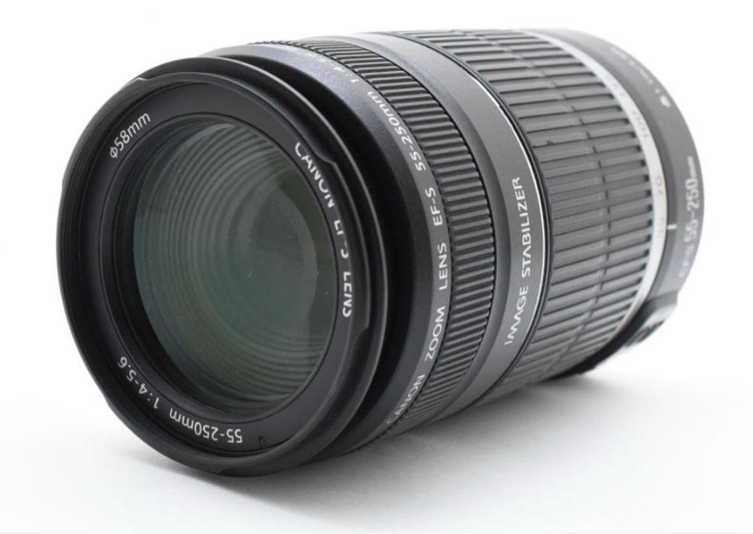 ✨CANON EF-S 55-250 ✨手ぶれ補正✨望遠レンズ✨キヤノン 用