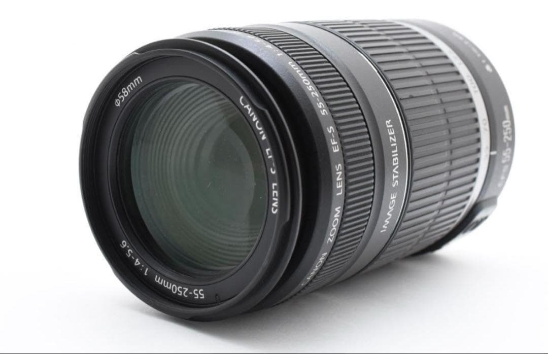 ✨CANON EF-S 55-250 ✨手ぶれ補正✨望遠レンズ✨キヤノン 用
