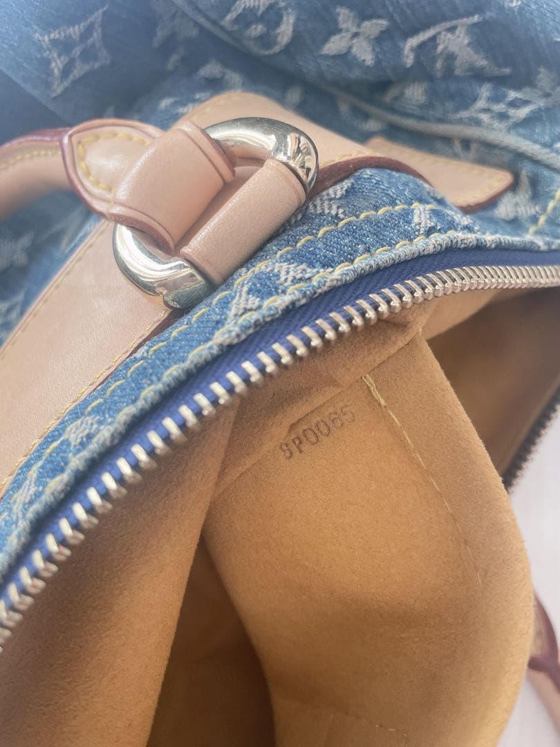 LOUIS VUITTON デニム ネオスピーディ ハンドバッグ　状態良