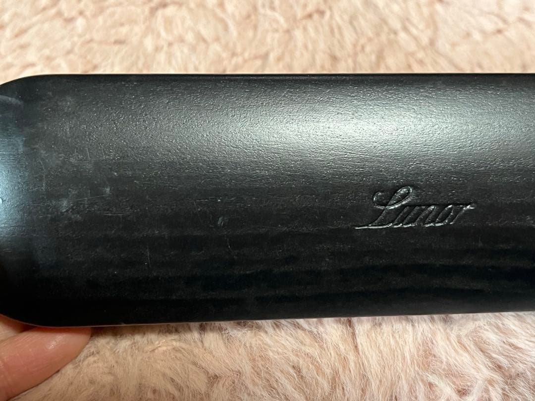 ルノア　純正　メガネケース　木製　黒