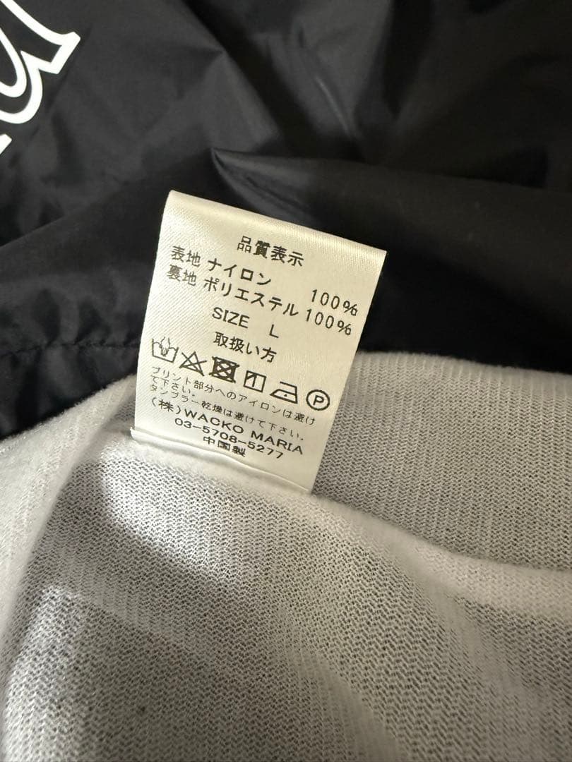 WACKO MARIA ワコマリアCOACH JACKET コーチジャケット　L