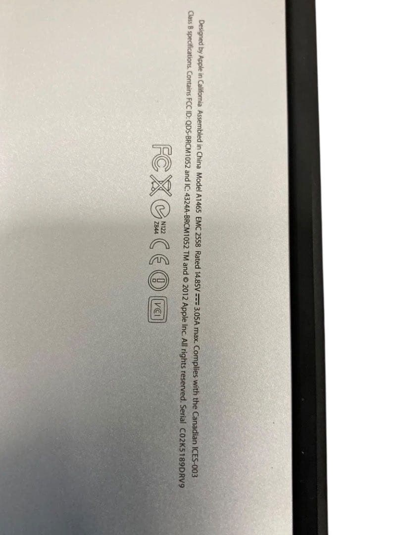 まとめ　2台 Apple Mackbook Air A1465