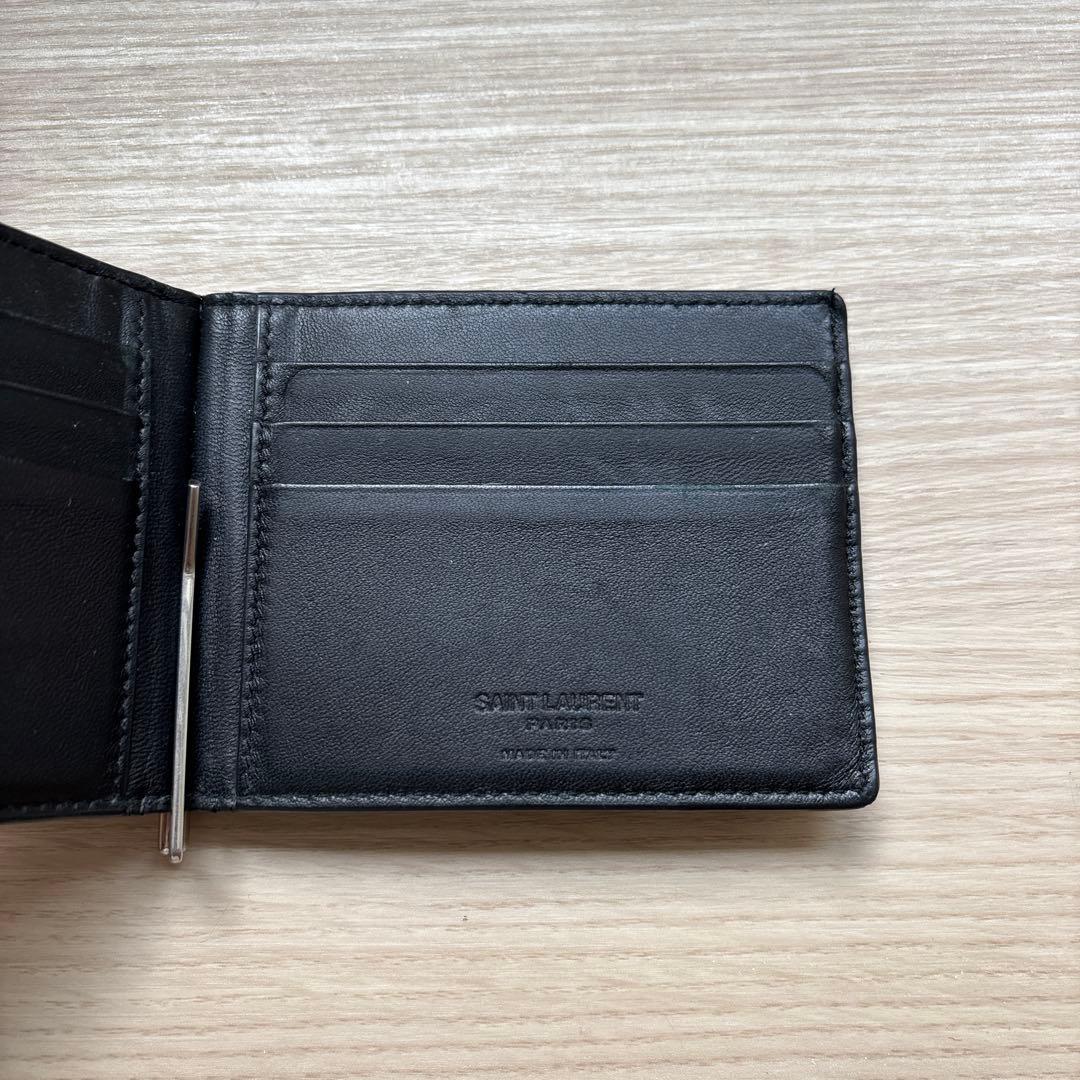 SAINT LAURENT マネークリップ クロコ(付属品有)