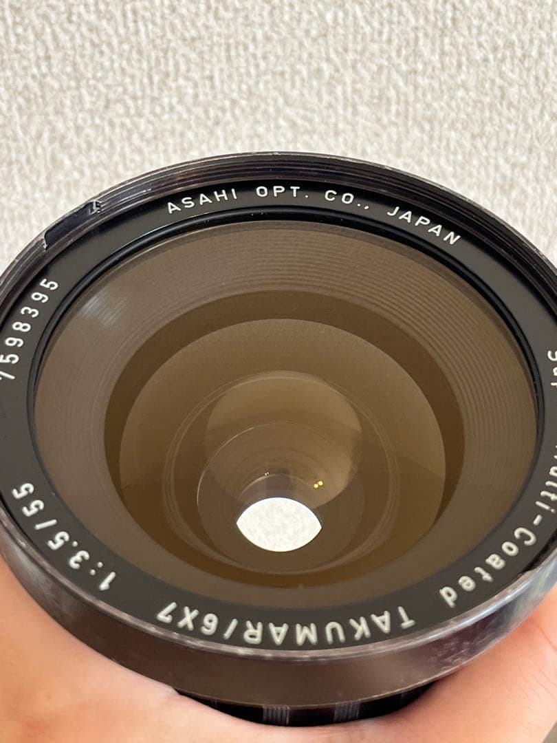 Asahi Pentax Takumar 6x7 55mm F3.5 フード付き
