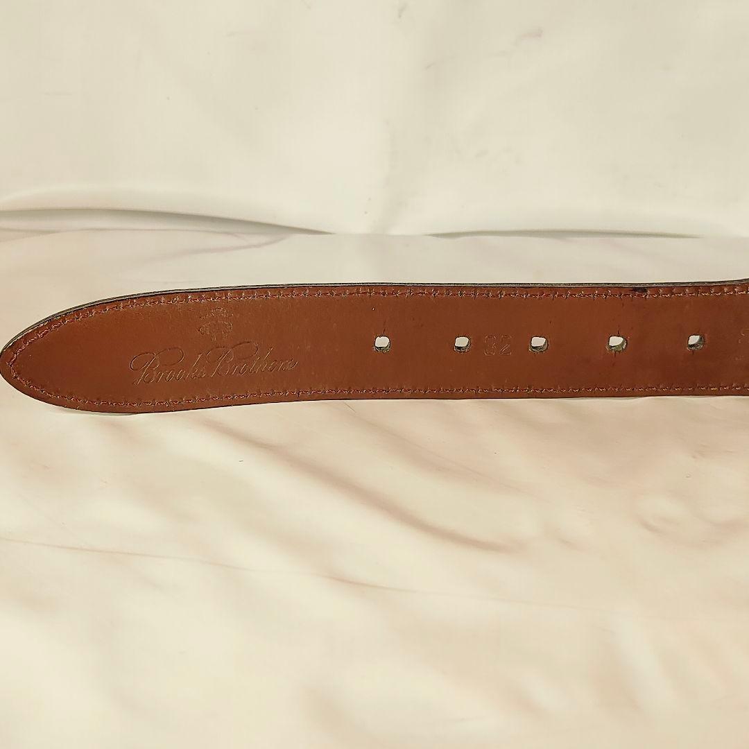 【極艶美品】Brooks Brothers　高級編み込みドレスベルト　イタリア製