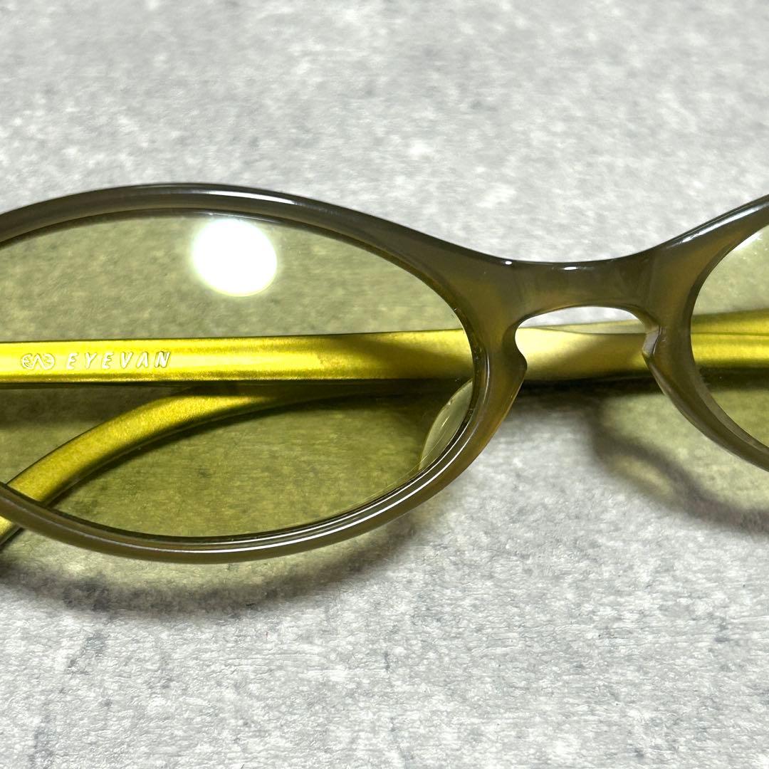 小物 EYEVAN KISS MM oval sunglass Japan made