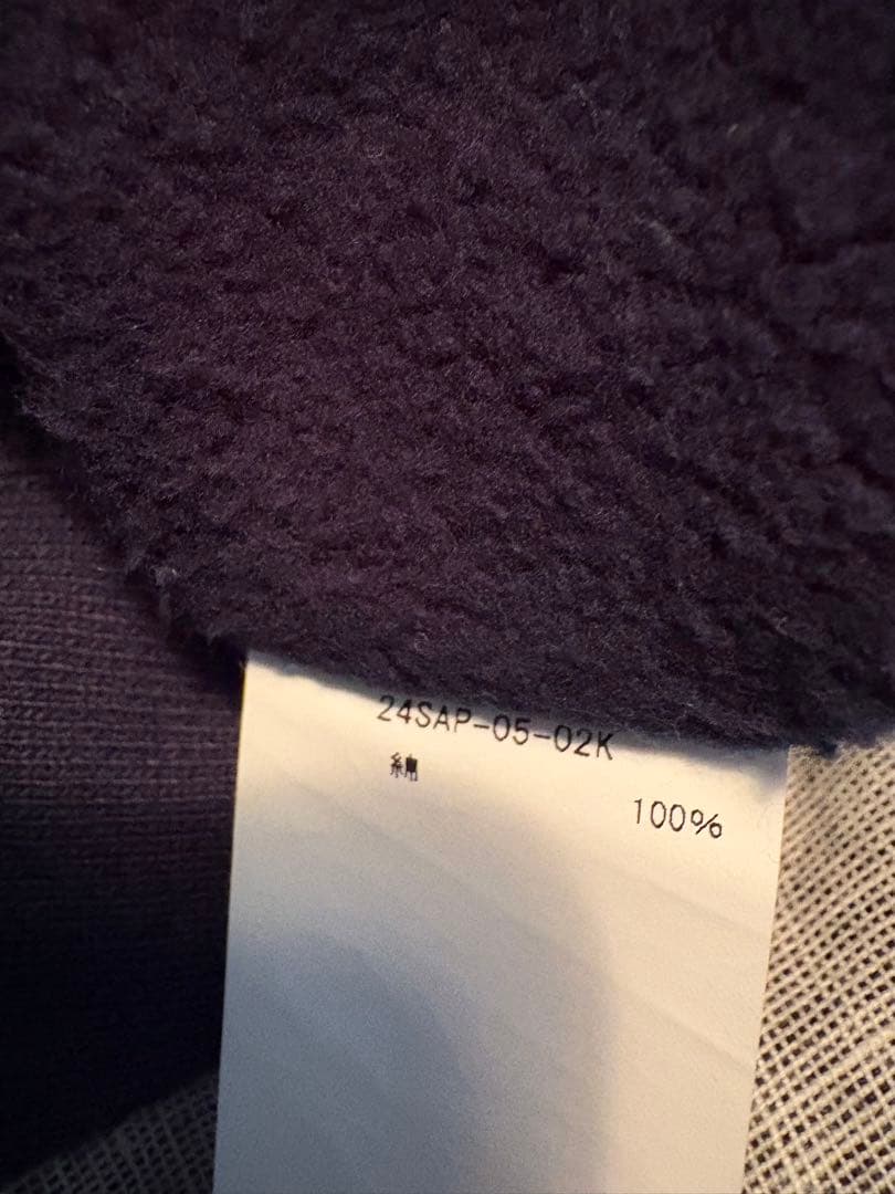 トップス A.PRESSE Vintage Half Zip Sweat Hoodie