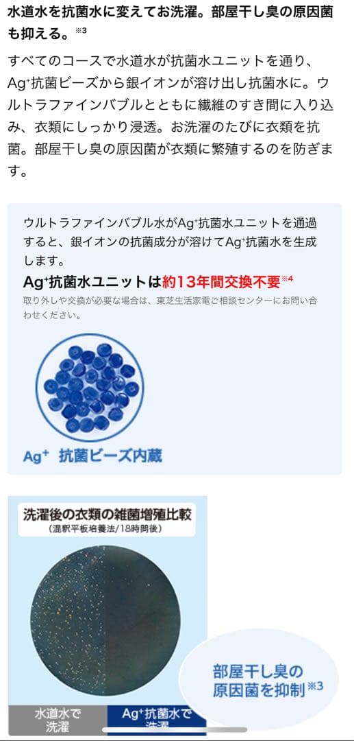 [2024年モデル］東芝 ZABOON 抗菌ウルトラファインバブル