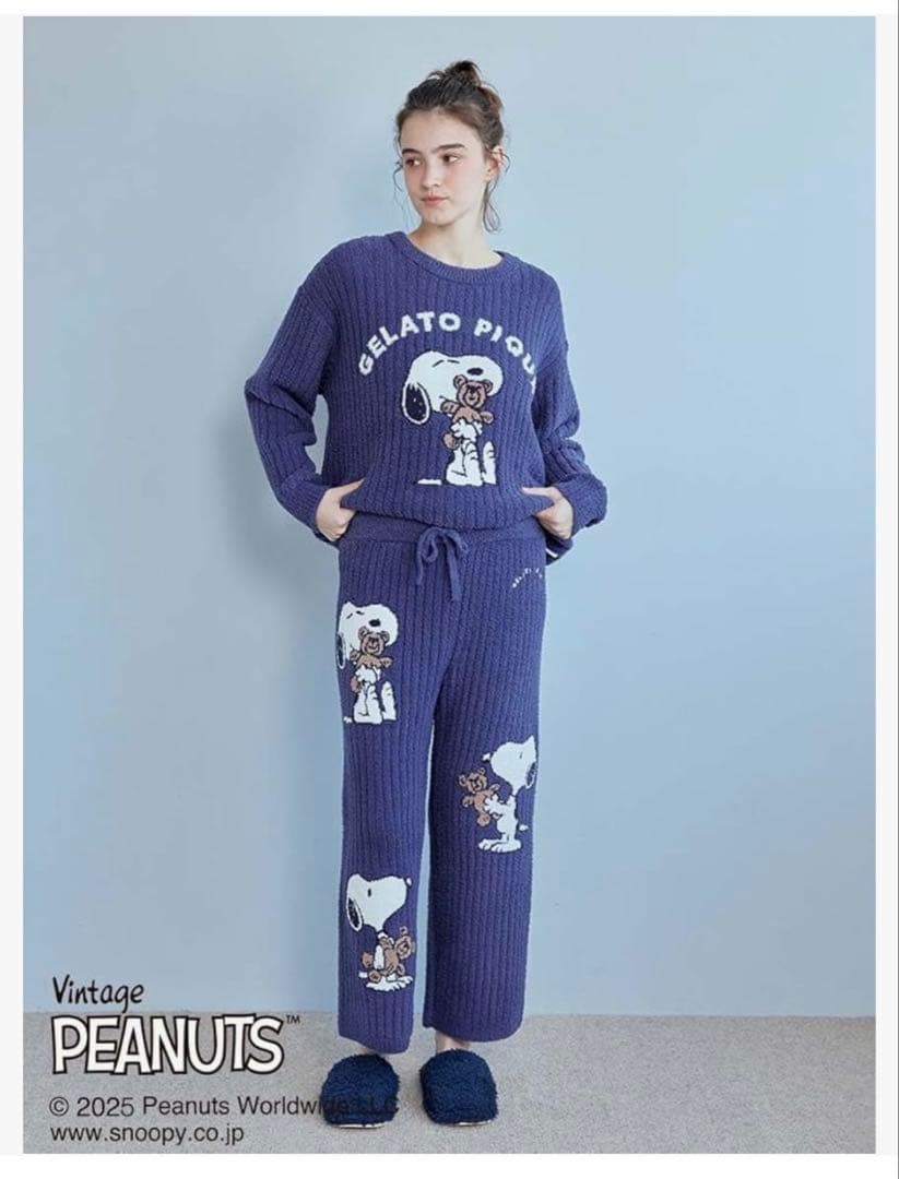 ジェラピケ上下セットパジャマ