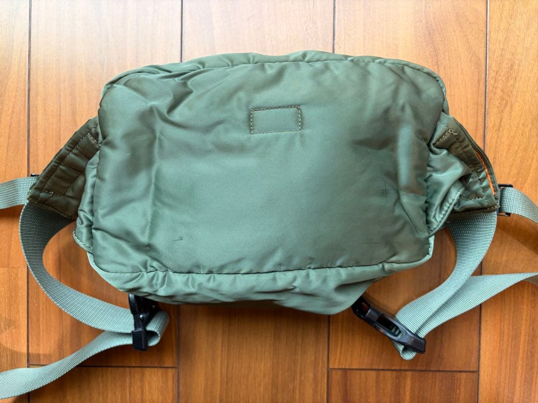 【美品】PORTER TANKER ウエストバッグ セージグリーン 吉田カバン