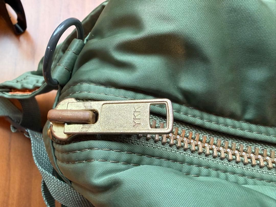 【美品】PORTER TANKER ウエストバッグ セージグリーン 吉田カバン