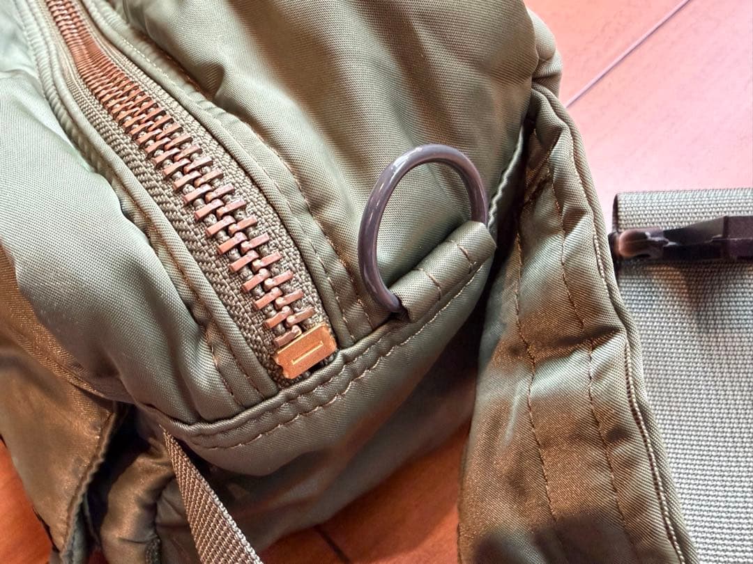 【美品】PORTER TANKER ウエストバッグ セージグリーン 吉田カバン