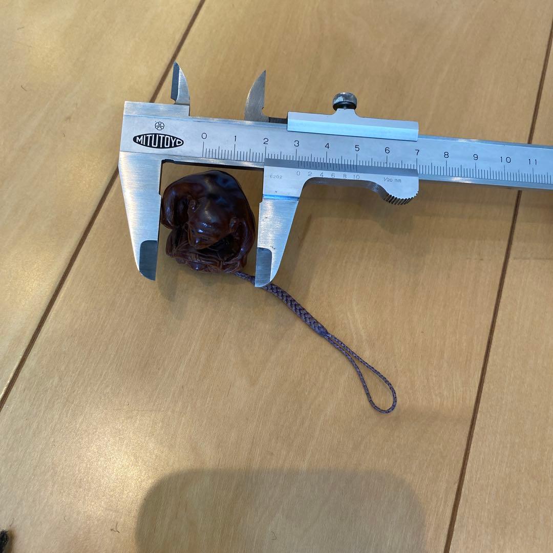 【「亀乗り猿」の根付】木彫 木彫り 置物 古玩 工芸品 骨董品