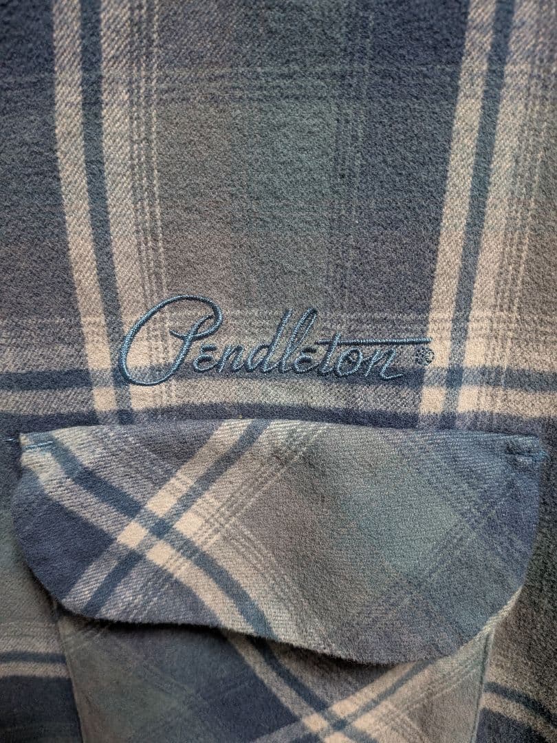 【ペンドルトン】ベイフロー　オンブレチェック　ボードシャツ　アメカジ　古着