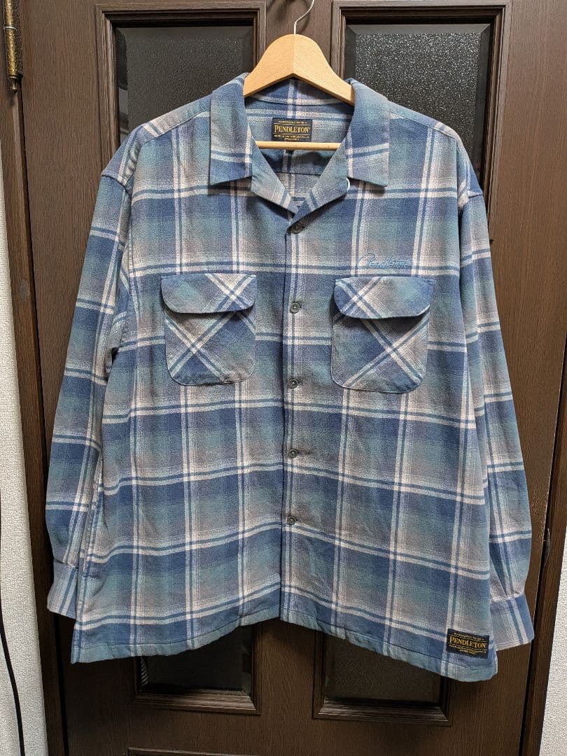 【ペンドルトン】ベイフロー　オンブレチェック　ボードシャツ　アメカジ　古着